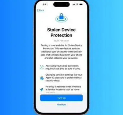 吴桥苹果授权维修店分享被盗设备保护功能开启方法 