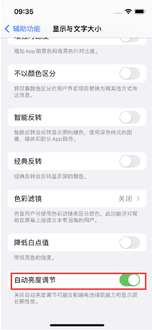 吴桥苹果15维修店分享iPhone 15 Pro系列屏幕亮度 