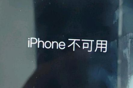 吴桥苹果服务网点分享锁屏界面显示“iPhone 不可用”如何解决 